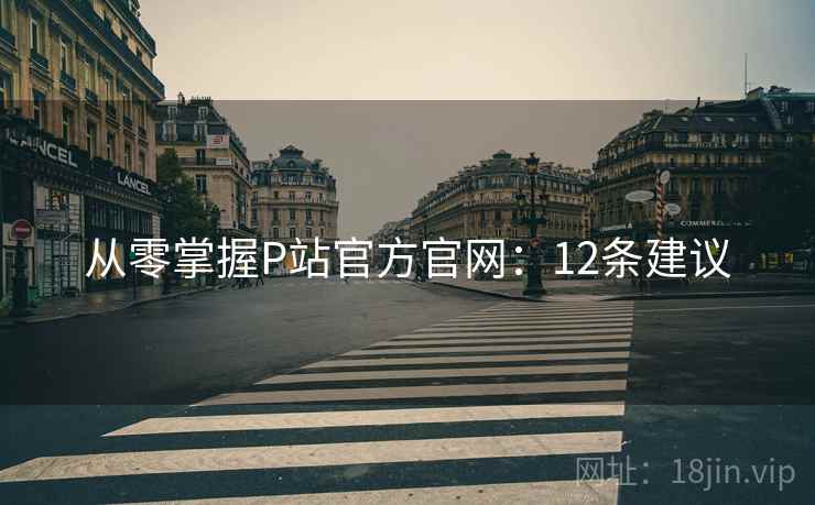 从零掌握P站官方官网:12条建议 从零掌握P站官方官网:12条建议