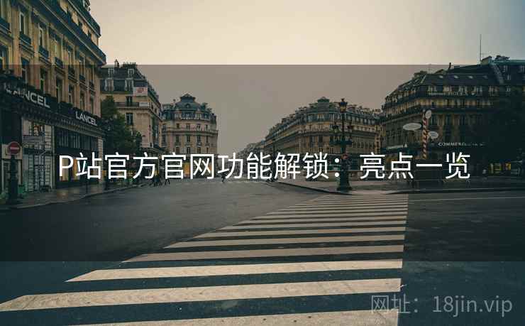 P站官方官网功能解锁:亮点一览 P站官方官网功能解锁:亮点一览