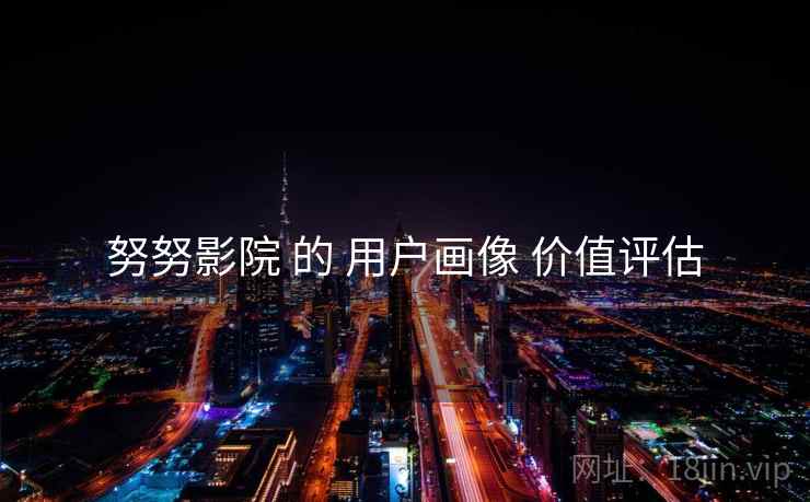努努影院 的 用户画像 价值评估