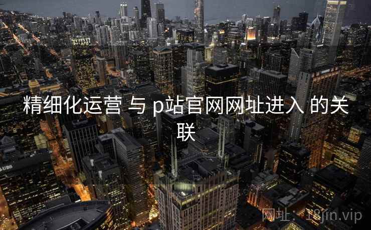 精细化运营 与 p站官网网址进入 的关联 精细化运营 与 p站官网网址进入 的关联