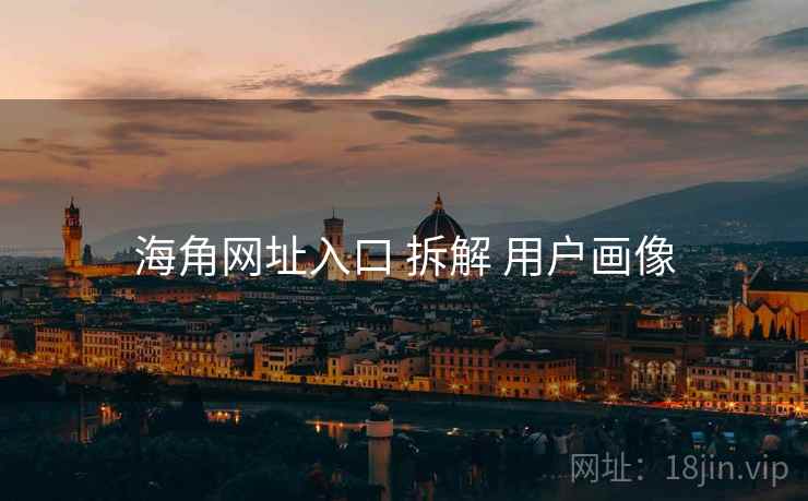 海角网址入口 拆解 用户画像 海角网址入口 拆解 用户画像