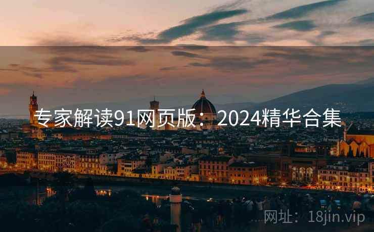 专家解读91网页版:2024精华合集 专家解读91网页版:2024精华合集